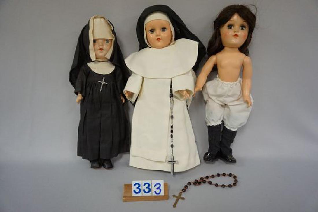 (3 PCS) IDEAL 14 INCH HARD PLASTIC P-90 TONI DRESSED BY (1 of 4)