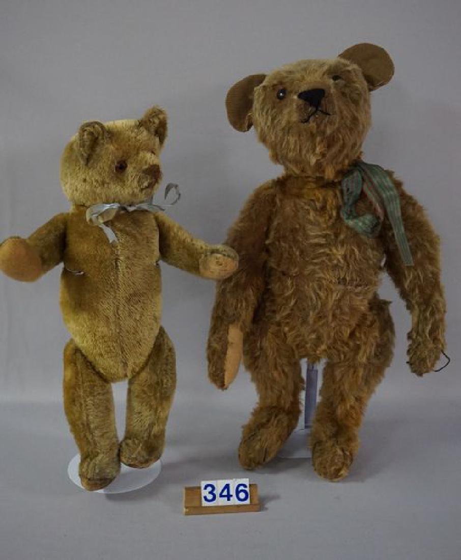 (2 PCS) 20 INCH EARLY STEIFF MOHAIR CINNAMON COLOR (1 of 10)