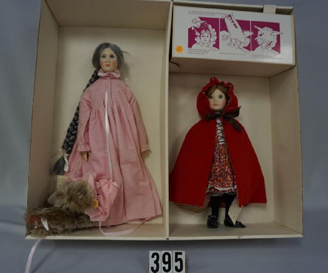 EFFANBEE GRANDMA & RED RIDING HOOD 1983 LIMITED EDITION: LIMITED EDITION SET WITH ORIG. BOX - EXCELLENT & US POSTAL SERVICE IZANNAH WALKER - GOOD WITH ORIG. BOX WITH SOME WEAR