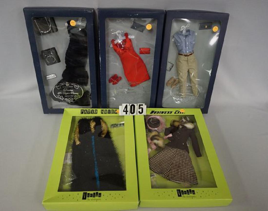 (7) M.I.B. OUTFITS: (3) FRANKLIN MINT FOR DIANA, (2) (1 of 5)