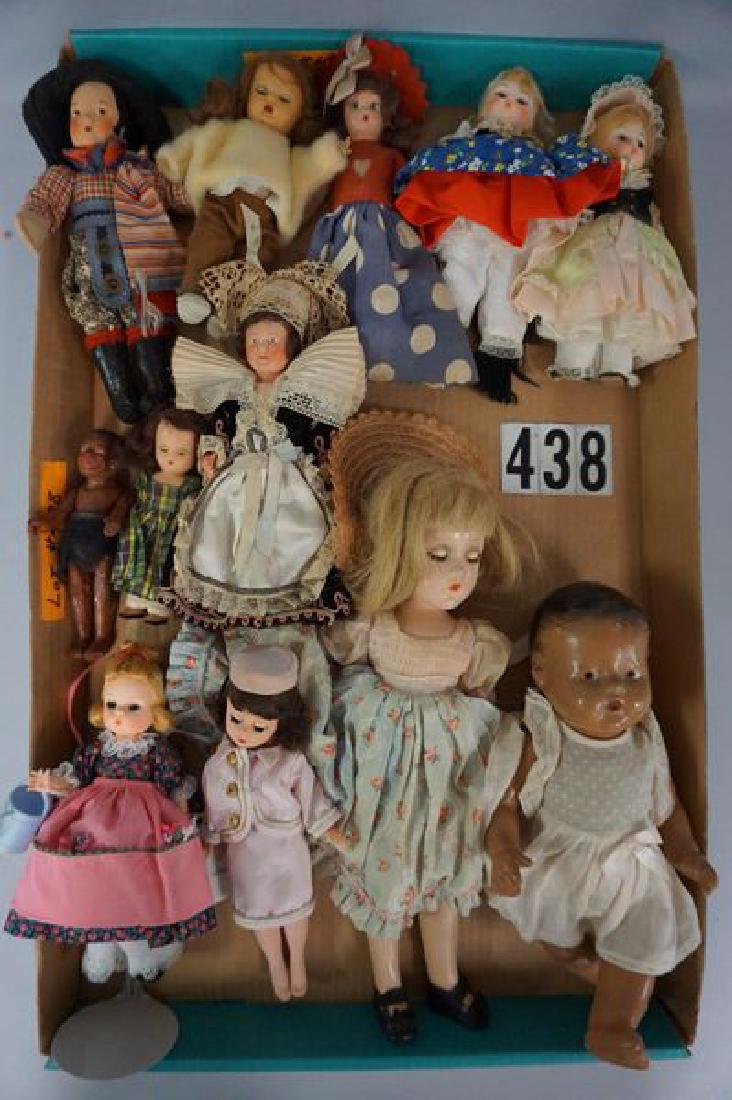 GRAB BOX WITH (12) ASSORTED DOLLS: MADAME ALEXANDER (1 of 3)