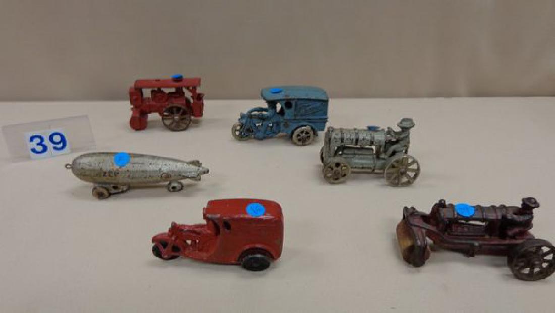 LOT OF (6) ANTIQUE CAST IRON TOYS (1 of 1)