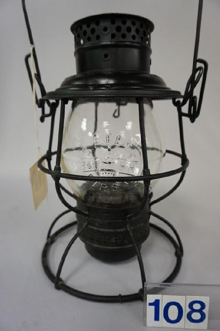 ADAMS & WESTLAKE RELIABLE RAILROAD LANTERN, (1 of 4)