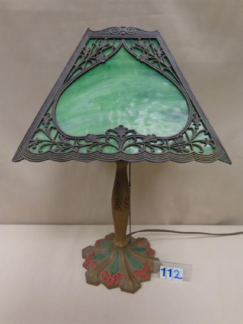 ANTIQUE METAL LAMP (1 of 1)