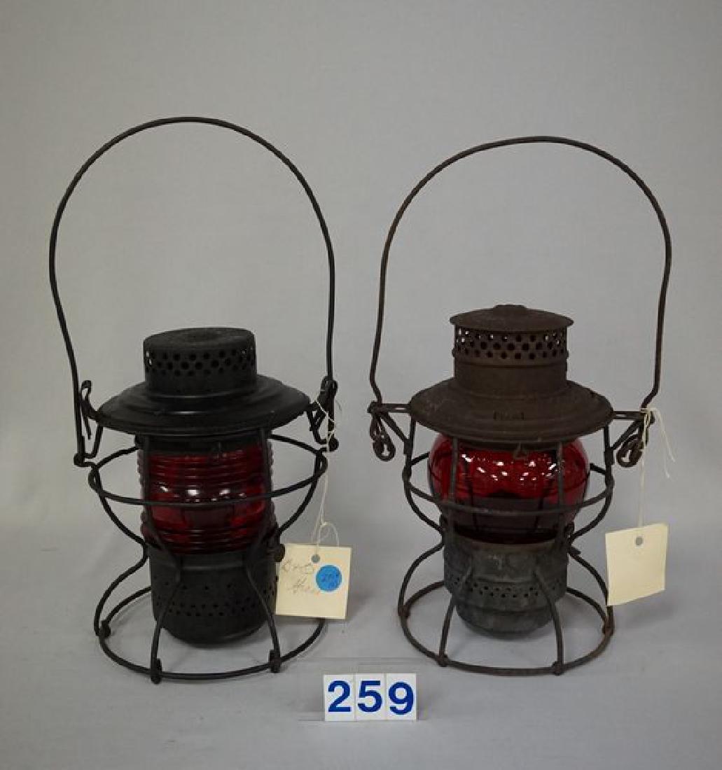 ADAMS & WESTLAKE RAILROAD LANTERN, (1 of 4)