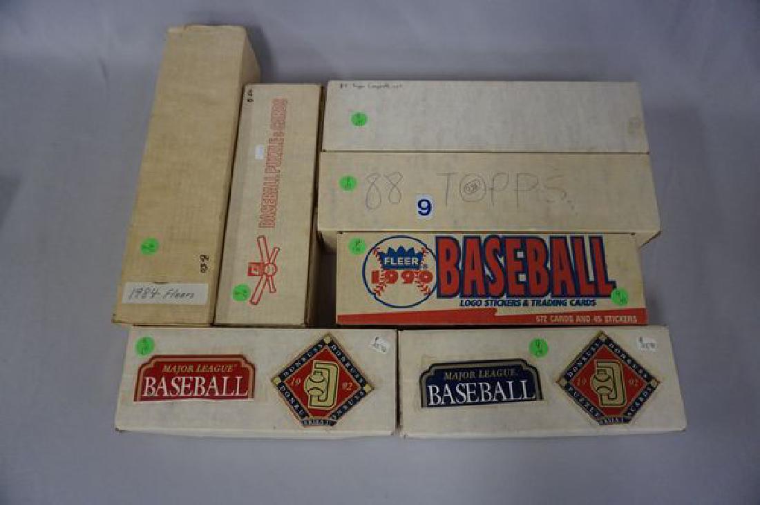 LOT OF BASEBALL CARD SETS: (1 of 2)