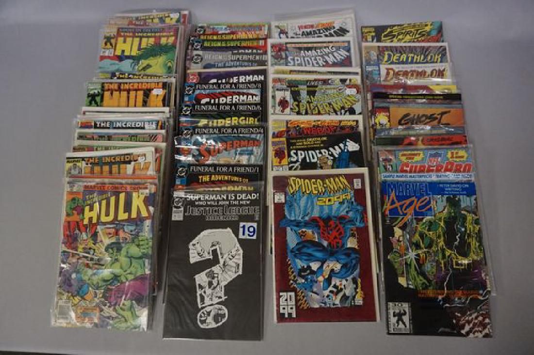COMIC BOOK LOT: (37) THE HULK, (15) SUPERMAN, (1 of 3)