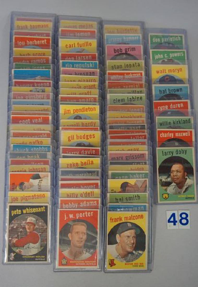 (83 DIFF.) 1959 TOPPS BASEBALL CARDS (1 of 7)
