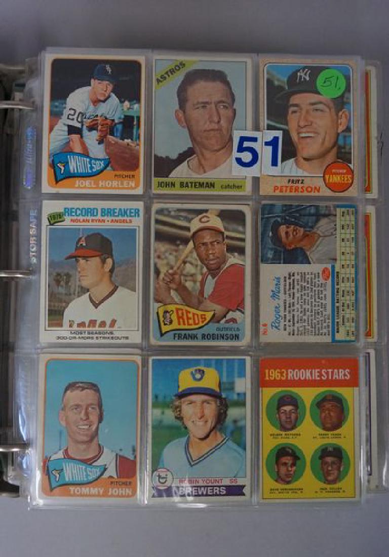 ALBUM WITH MOSTLY 1960'S & 1970'S BASEBALL (1 of 6)
