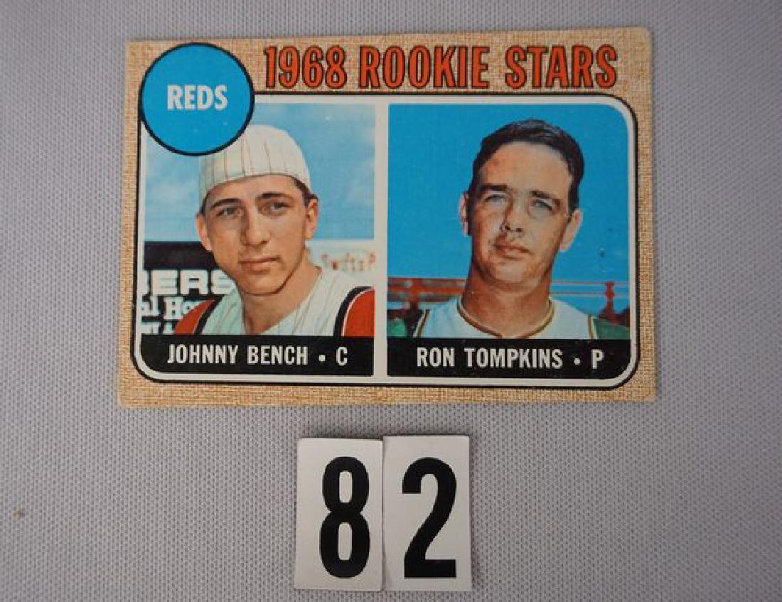 1968 TOPPS #247 JOHNNY BENCH (R), (1 of 3)