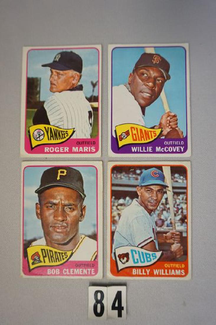 (4) 1965 TOPPS BASEBALL STARS (1 of 3)