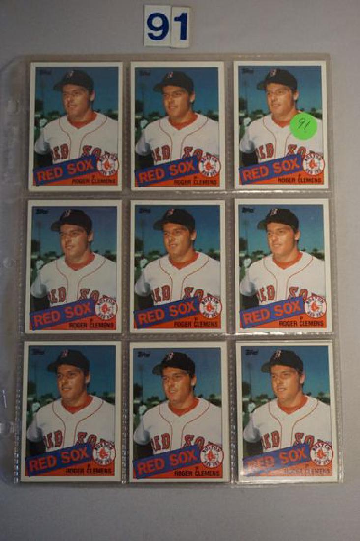 (18) 1985 TOPPS #181 ROGER CLEMENS ROOKIE (1 of 2)