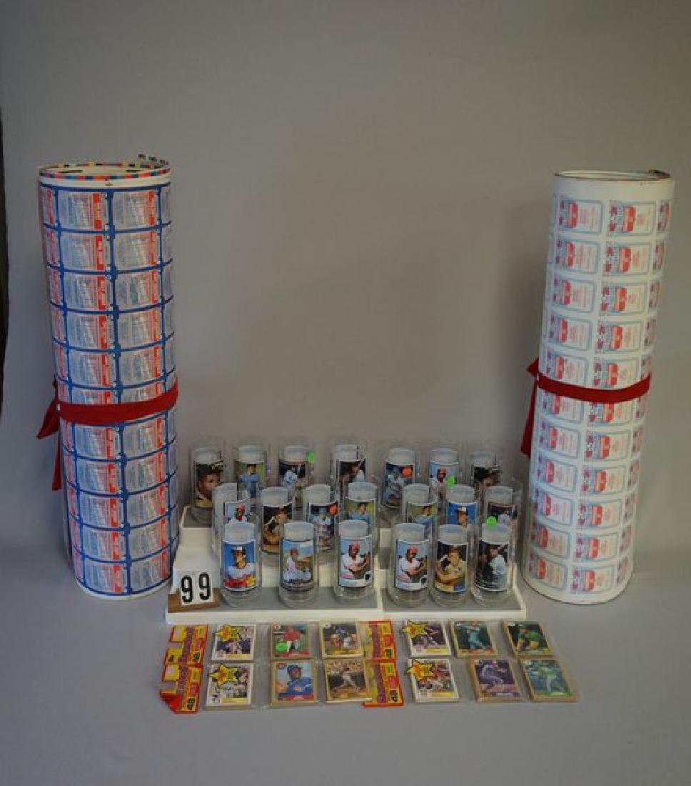 (4) 1987 BASEBALL RACK PACKS WITH STARS ON (1 of 4)