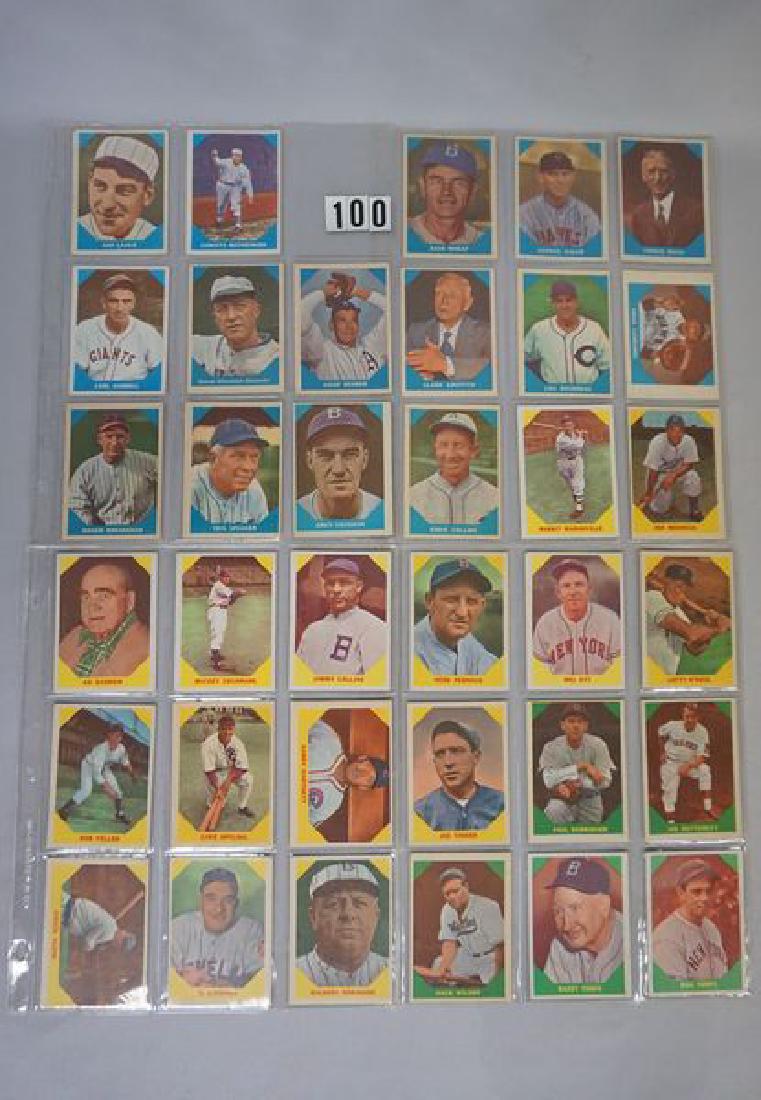 (53 DIFF.) 1960 FLEER BASEBALL CARDS (1 of 6)