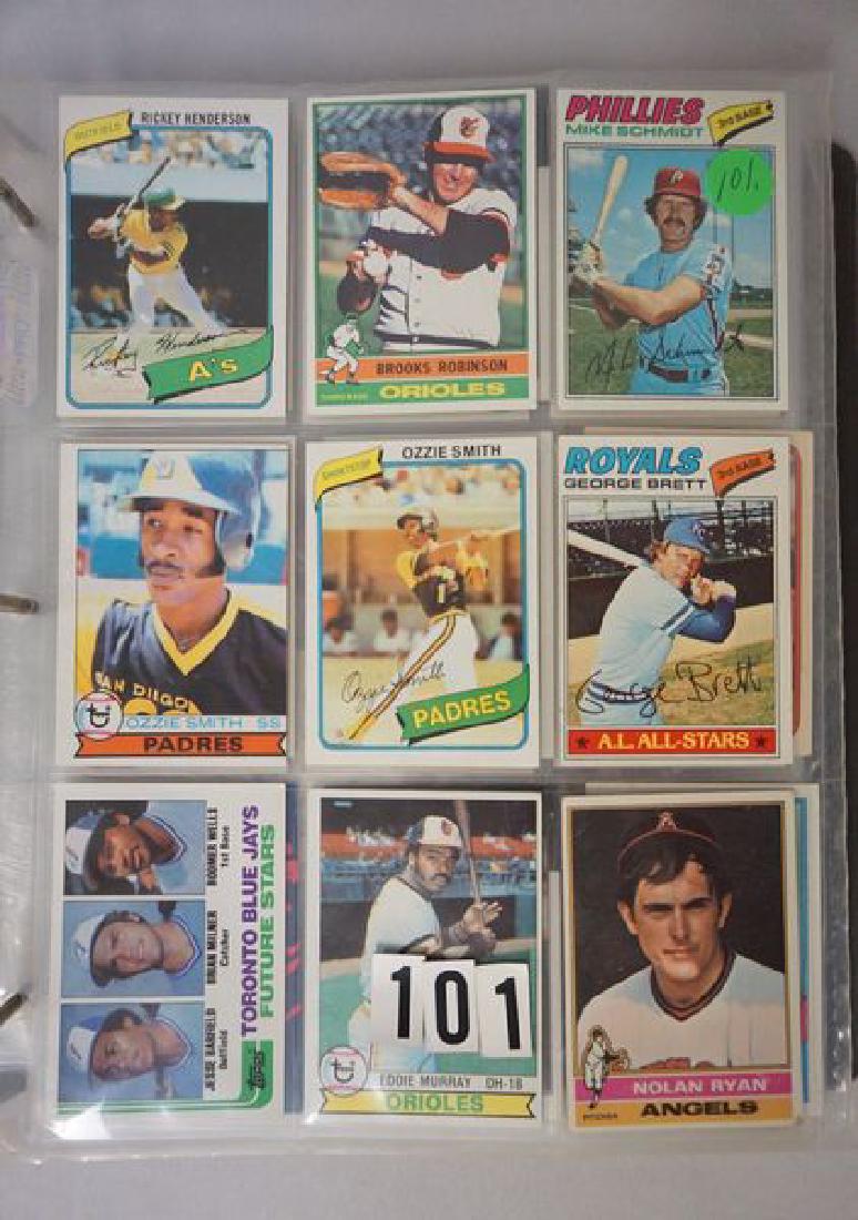 LARGE BINDER OF MOSTLY BASEBALL STARS (1 of 7)