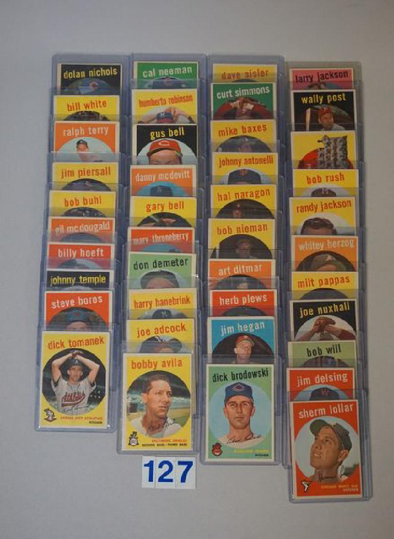 (41 DIFF.) 1959 TOPPS BASEBALL CARDS #331 (1 of 3)