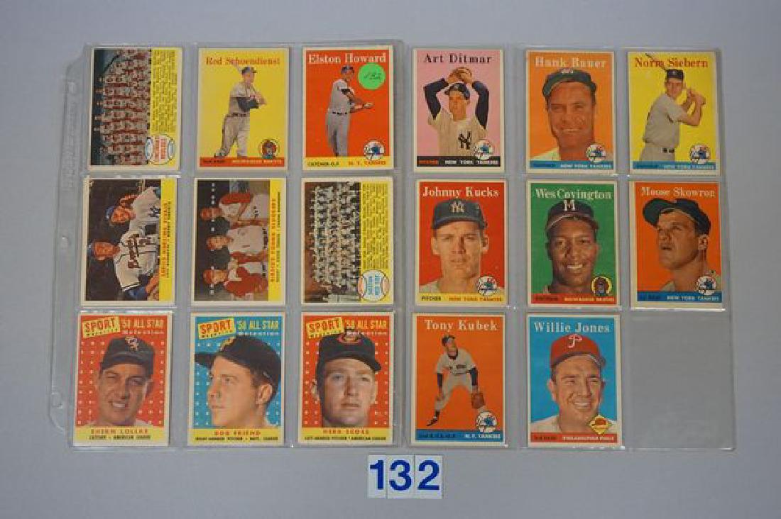 1958 & 1959 TOPPS BASEBALL CARDS (1 of 4)