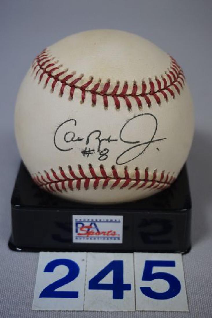 CAL RIPKEN JR. #8 AUTOGRAPHED OFFICIAL (1 of 3)