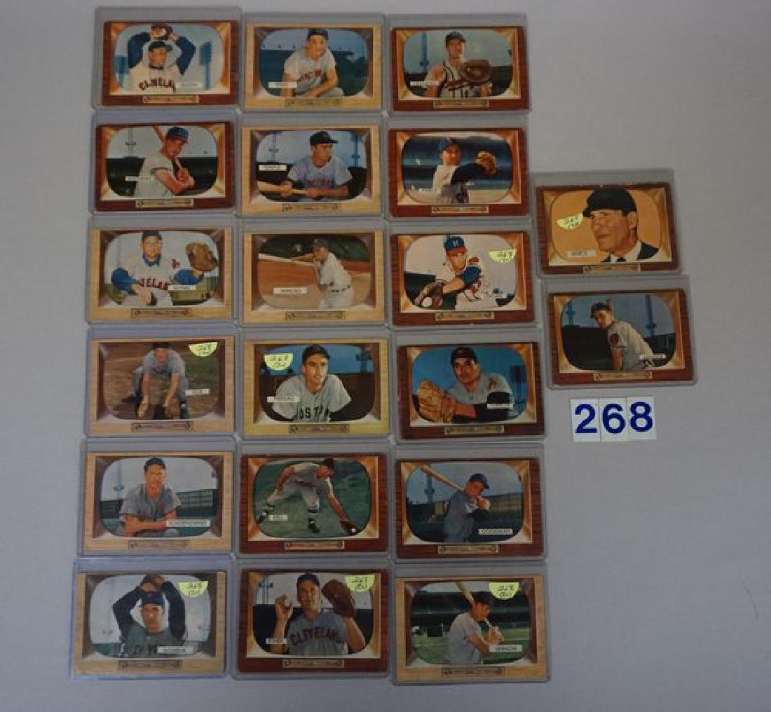(8 DIFF.) 1955 BOWMAN BASEBALL H.O.F.'ER (1 of 2)