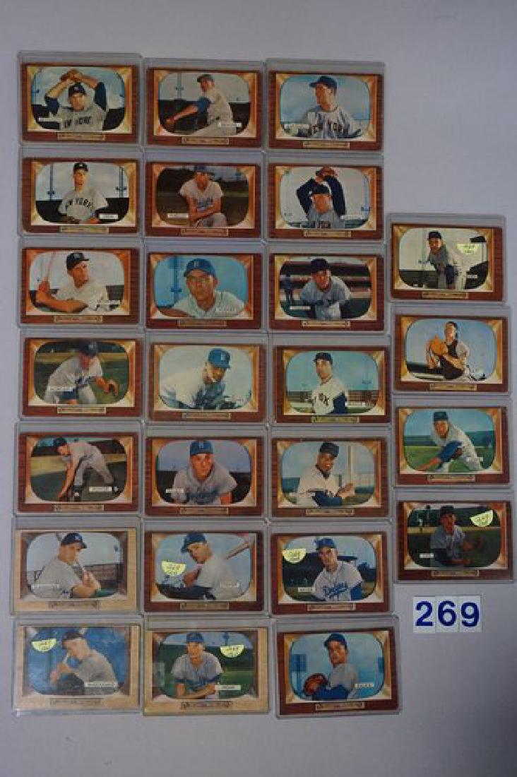 (25) 1955 BOWMAN BASEBALL CARDS (1 of 2)