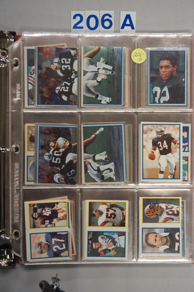 1984 TOPPS FOOTBALL STICKER SET IN BINDER, (1 of 7)