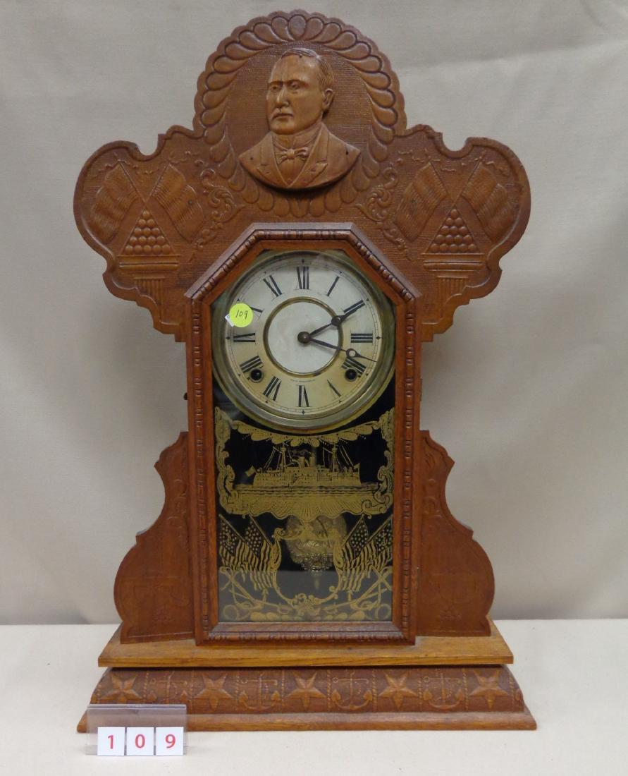 ANTIQUE OAK E. INGRAHAM GINGERBREAD (1 of 1)