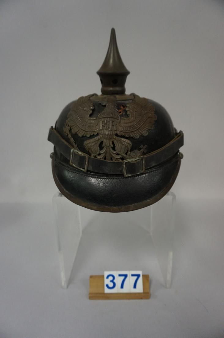 1915 PRUSSIAN INFANTRY SPIKE HELMET, (1 of 6)