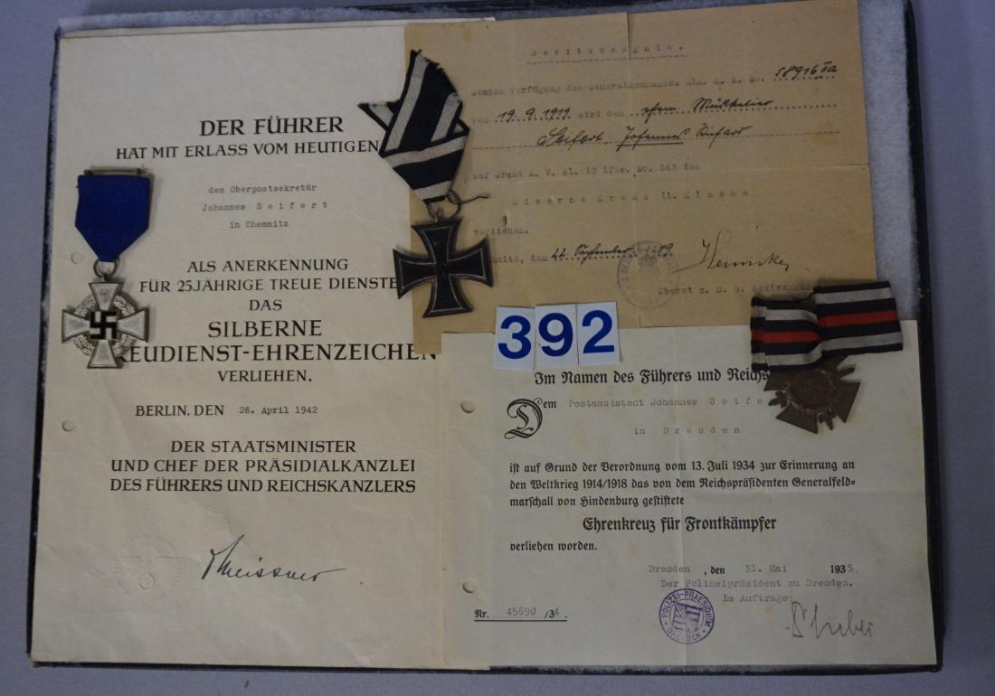 GROUP OF (3) MEDALS WITH CITATIONS (1 of 6)