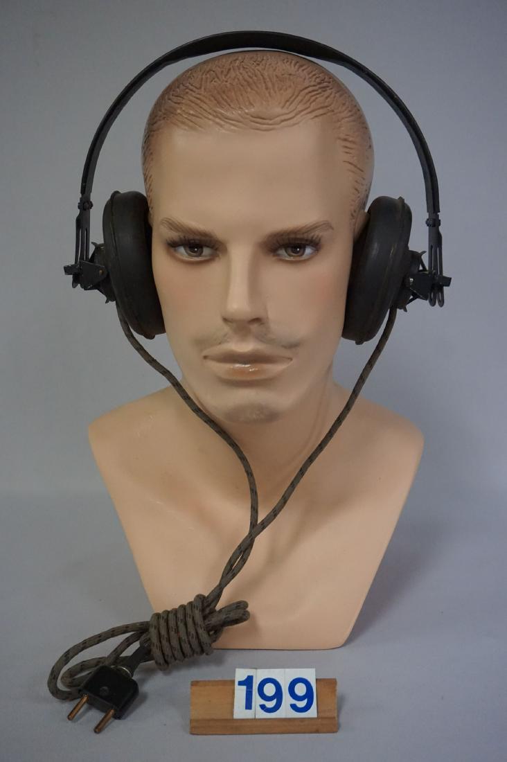 WWII TIGER TANK HEADPHONES - (1 of 7)