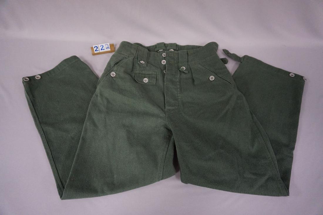 PANZER ASSAULT GUNNER'S HBT TROUSERS -: N.MT