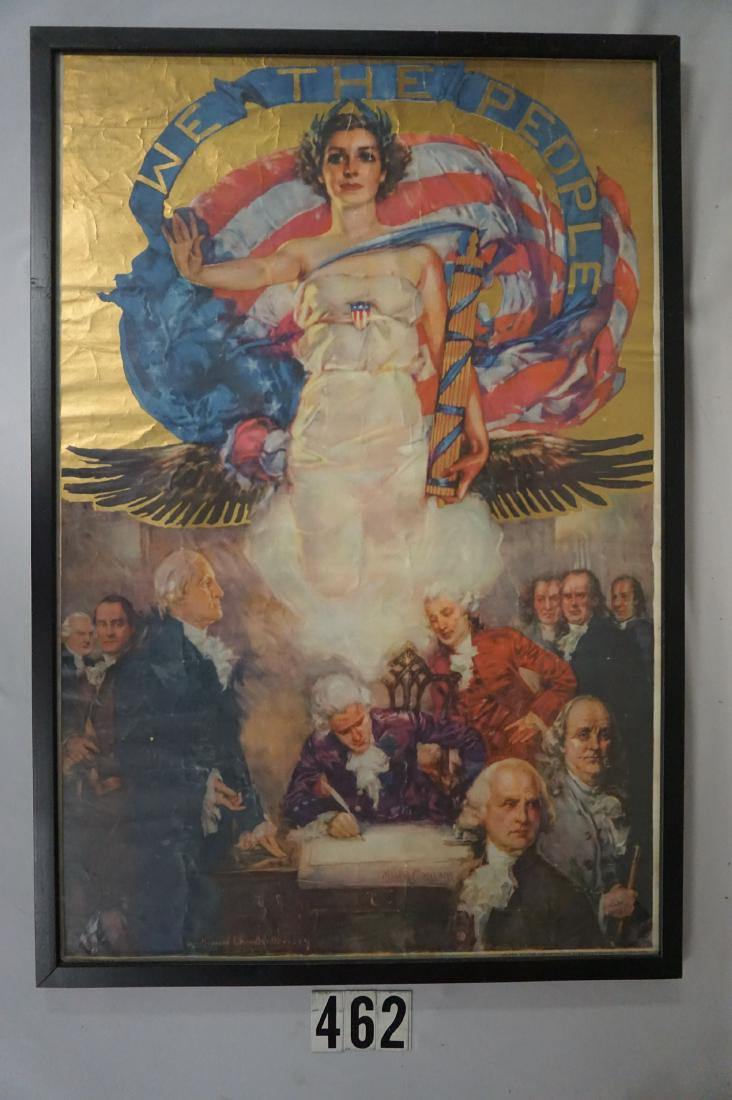 FRAMED HOWARD CHANDLER CHRISTY POSTER (1 of 3)