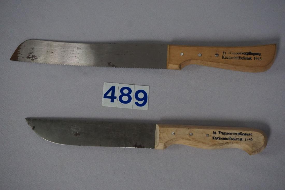 (2 PIECES) SS CANTEEN KITCHEN KNIVES (1 of 6)