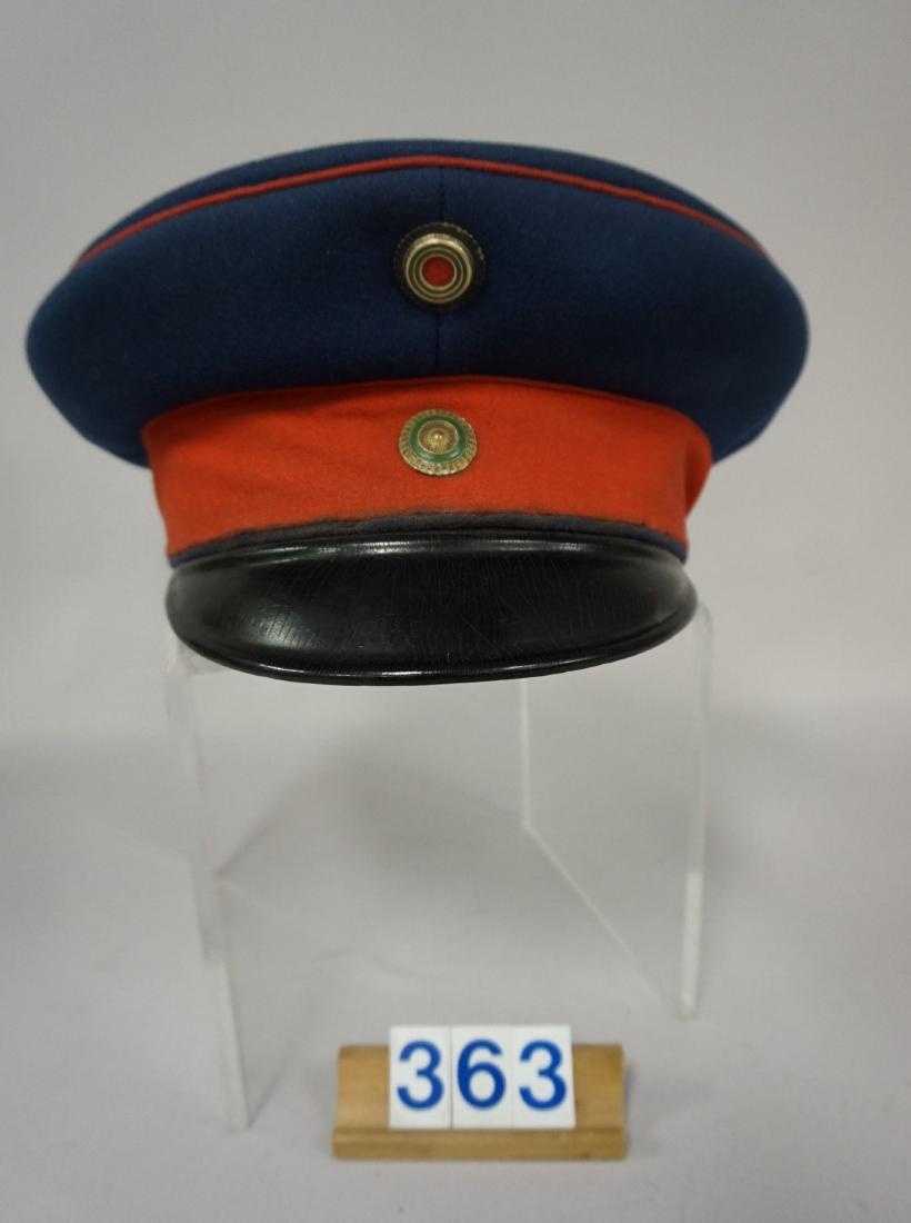 SAXON  ARMY OFFICER'S VISOR, (1 of 7)