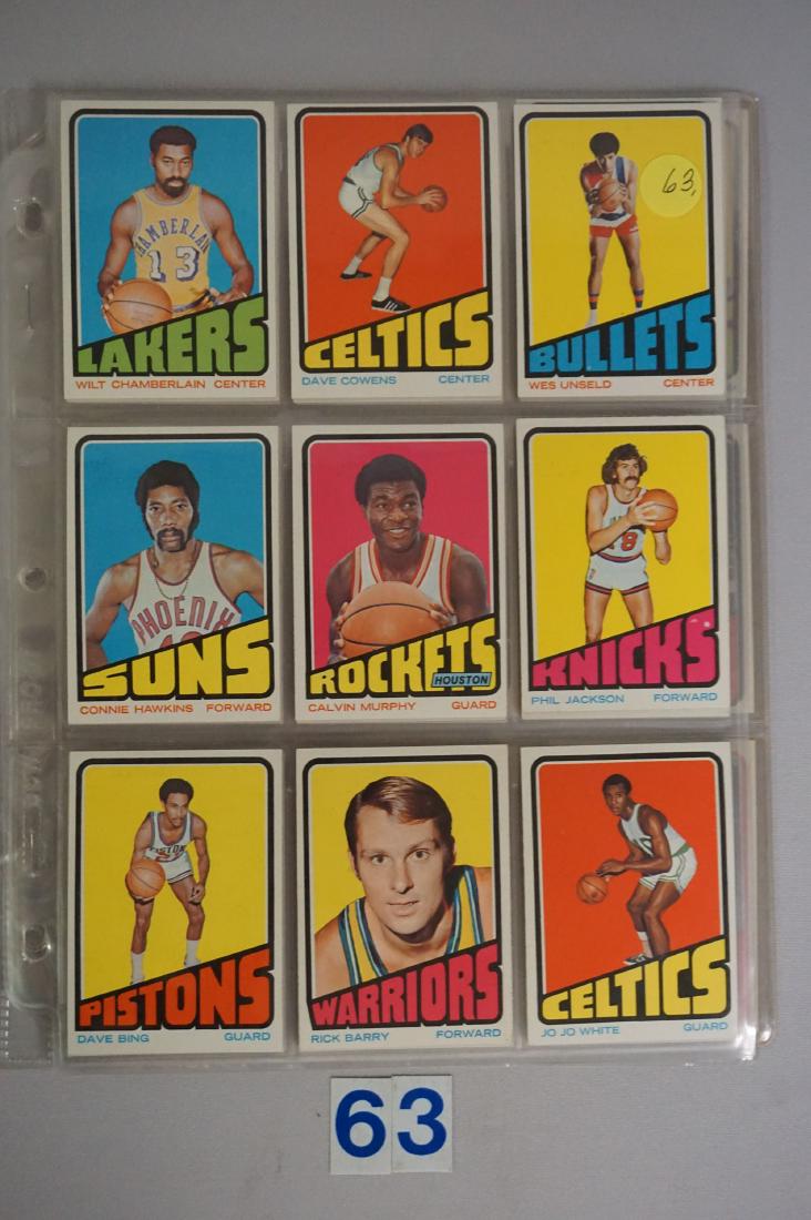 (47) 1972-'73 TOPPS BASKETBALL CARDS (1 of 10)