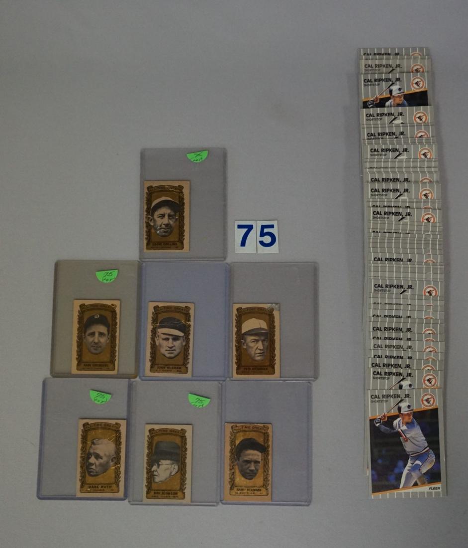 (7 DIFF.) 1962 BAZOOKA BASEBALL ALL-TIME (1 of 4)