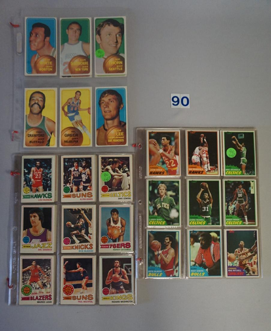 TOPPS BASKETBALL CARDS IN SHEETS: (1 of 3)