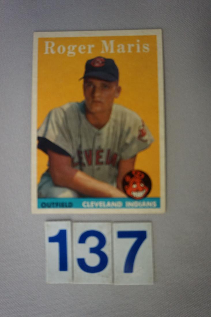 1958 TOPPS #47 ROGER MARIS (R) - (1 of 2)