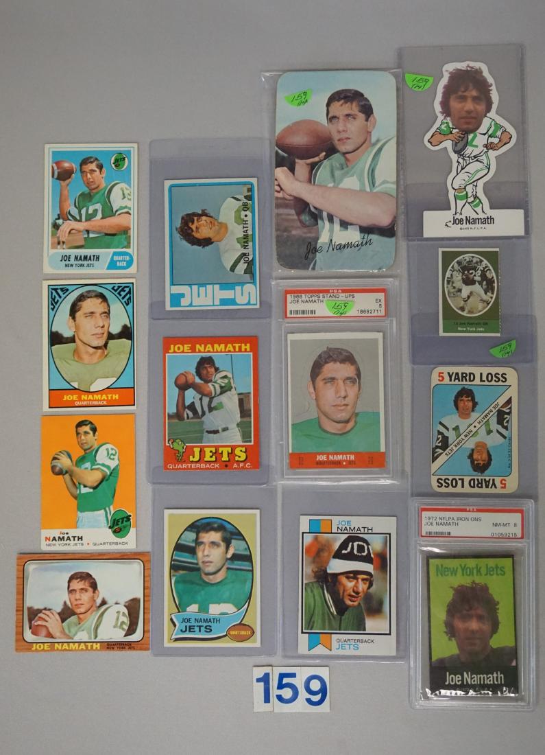 (14 PIECES)  JOE NAMATH LOT: (1 of 5)