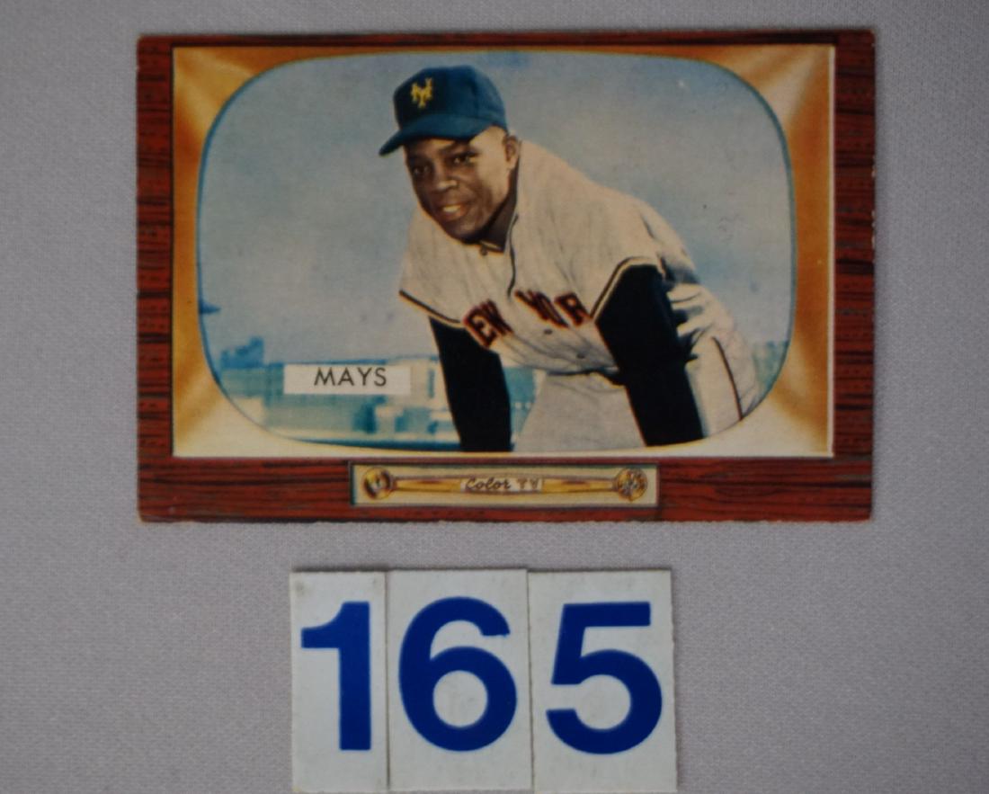 1955 BOWMAN #184 WILLIE MAYS (1 of 2)