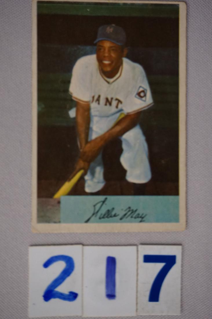 1954 BOWMAN #89 WILLIE MAYS (1 of 2)