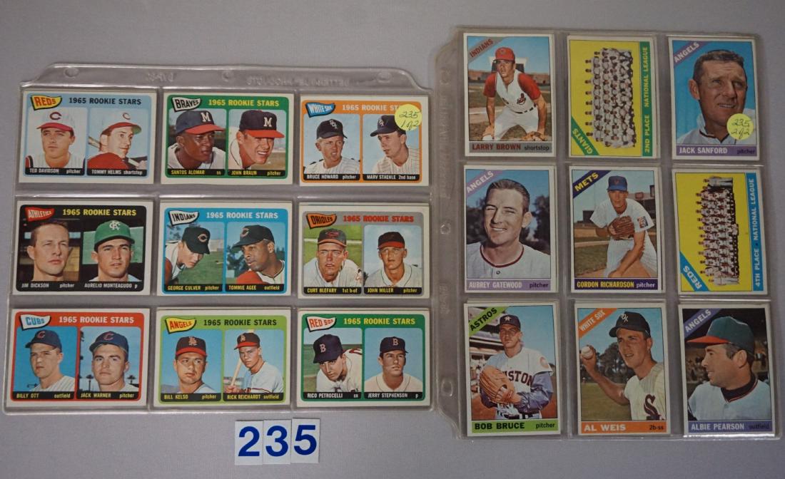 (27 DIFF.) 1965 TOPPS BASEBALL ROOKIES (1 of 5)