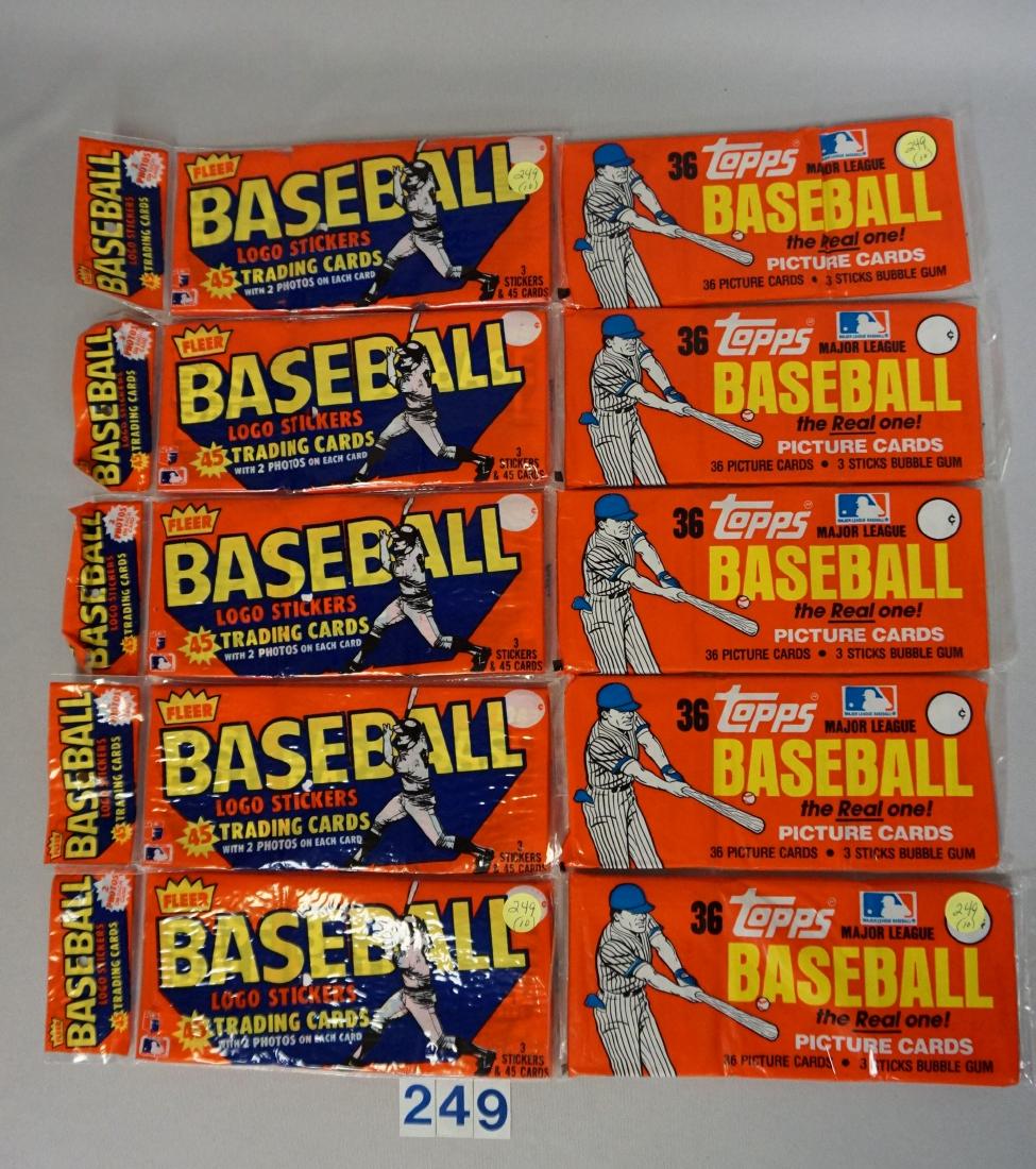 (5) 1983 FLEER GROCERY RACK PACKS (1 of 2)