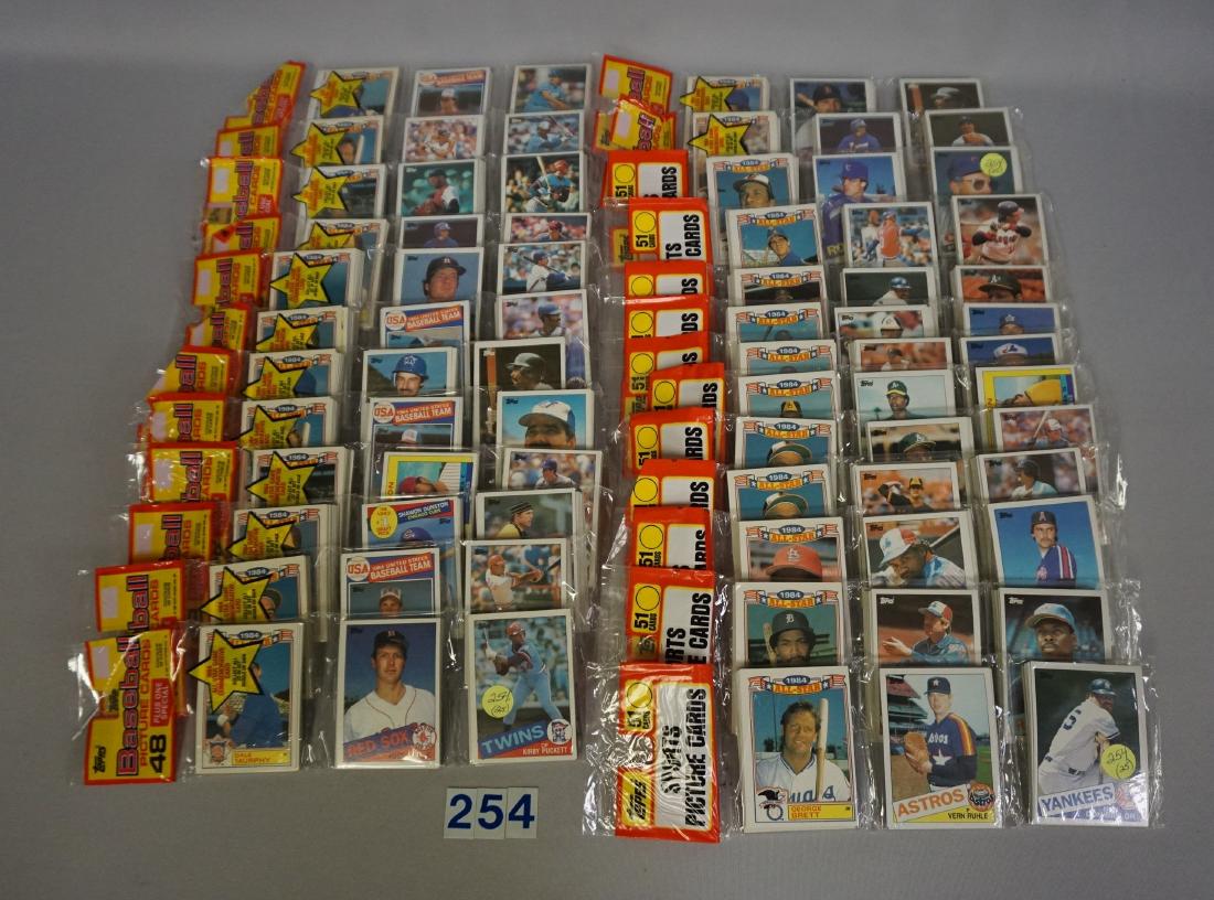 UNOPENED TOPPS BASEBALL RACK PACKS: (1 of 3)