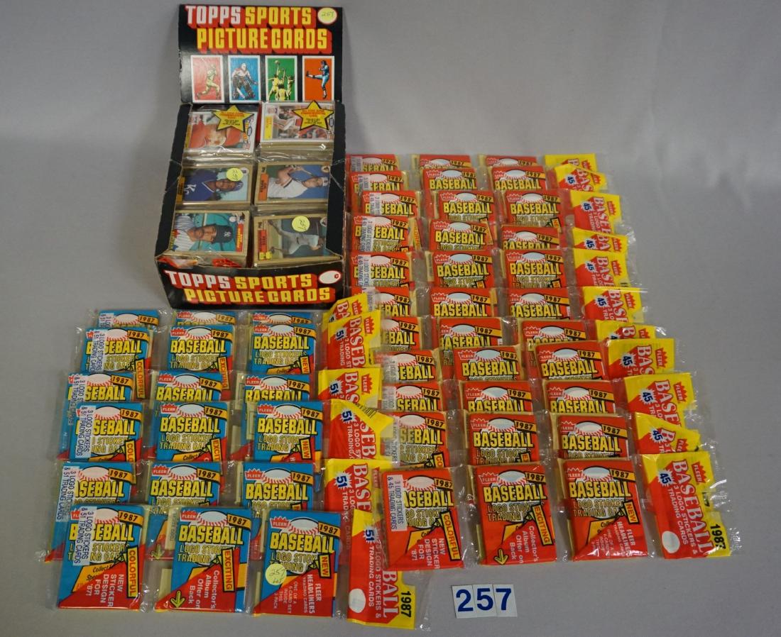 UNOPENED BASEBALL RACK/GROCERY PACK (1 of 4)