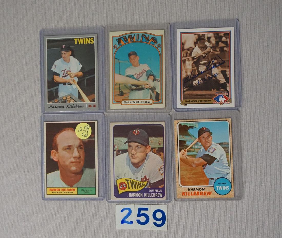 HARMON KILLEBREW (6 DIFF. CARDS) (1 of 2)