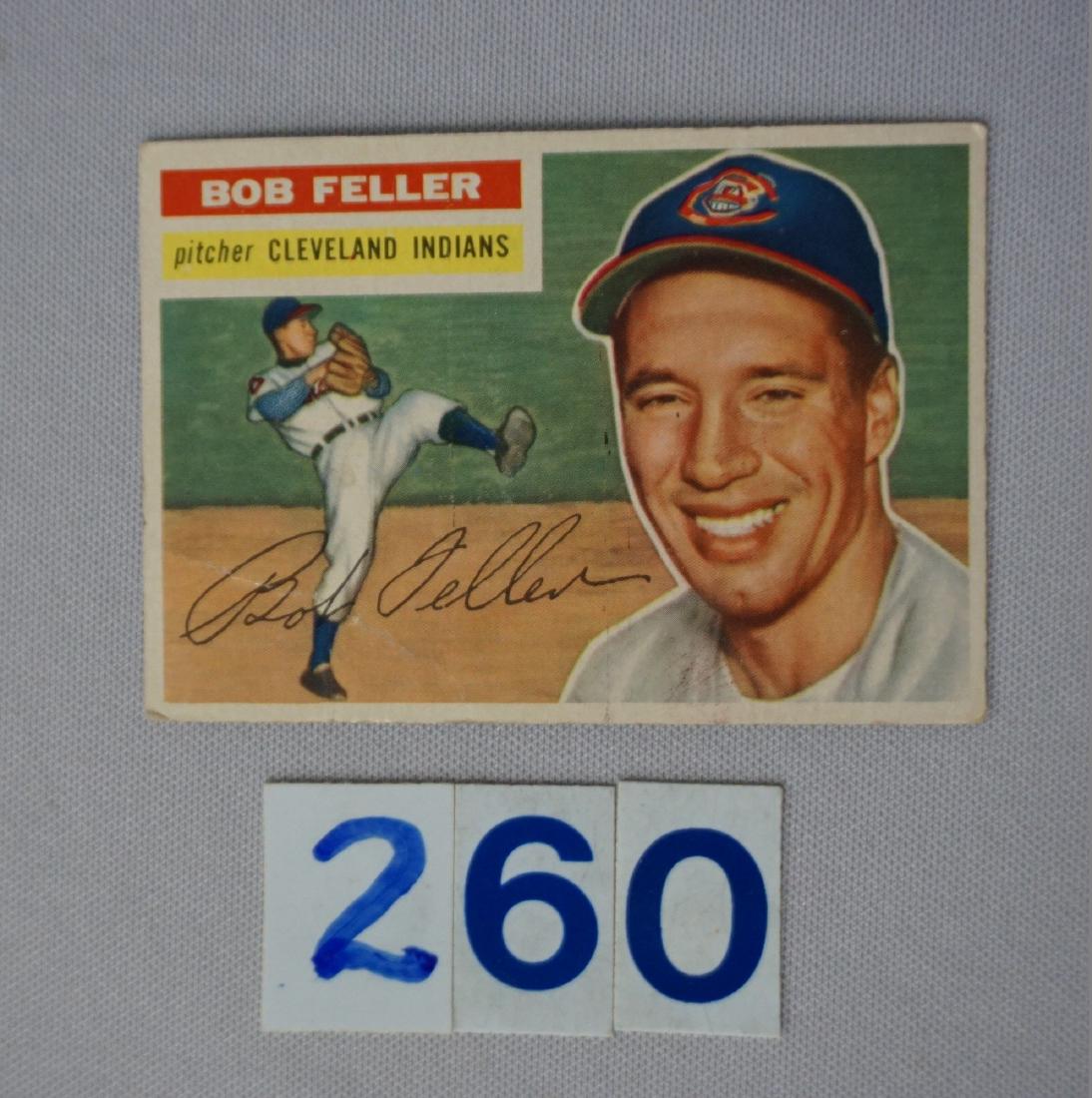 1956 TOPPS #200 BOB FELLER (1 of 2)