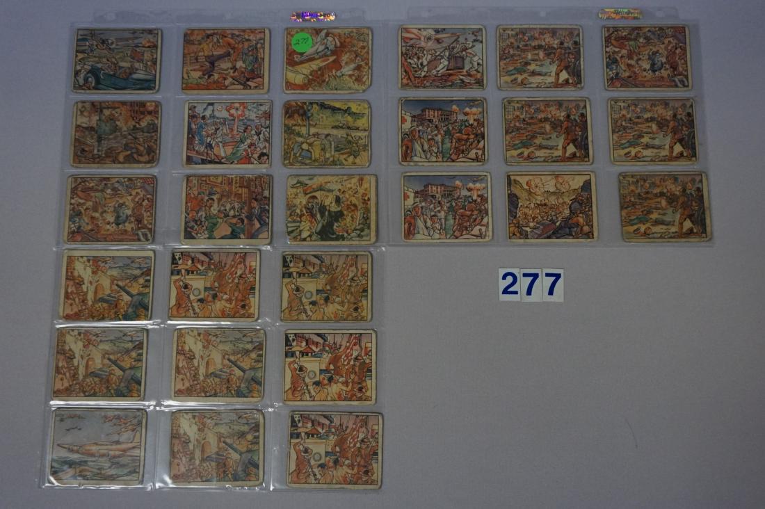 (27 1ST SERIES) 1938 GUM INC. HORRORS OF WAR: CARDS, EACH AS FOUND - POOR