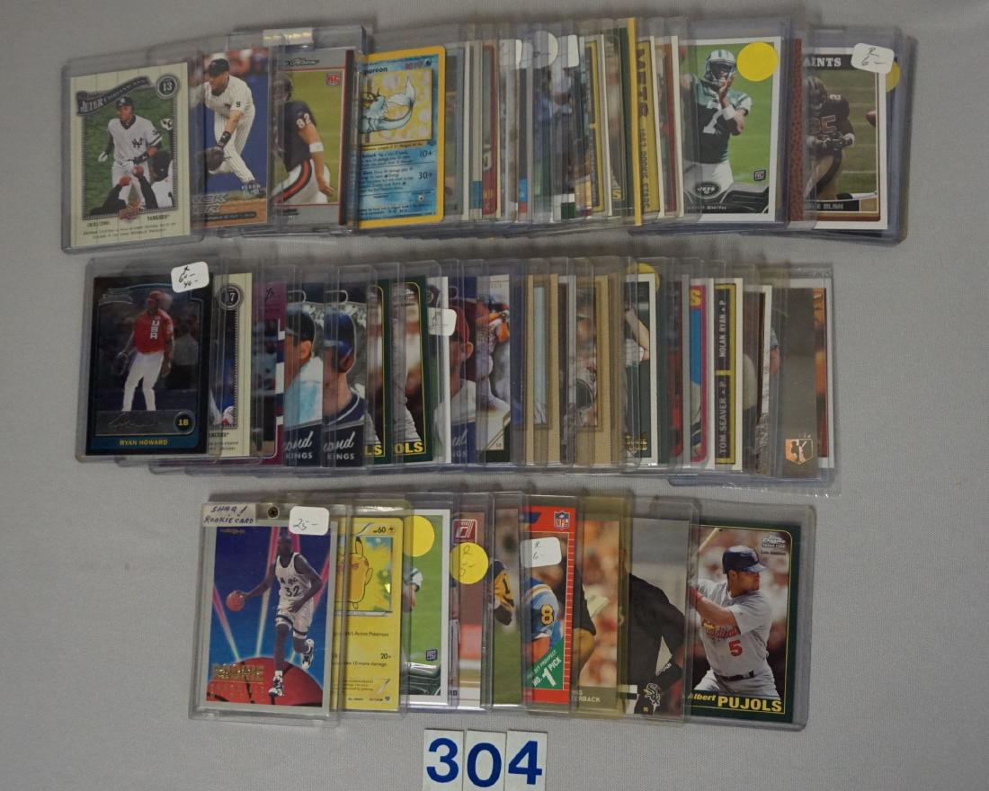 (50+) ASSORTED SPORTS CARDS (1 of 3)