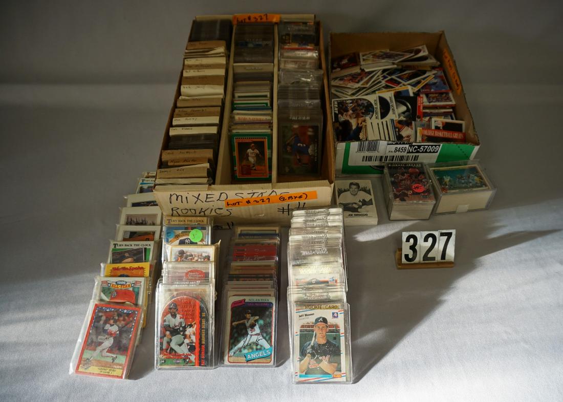 THREE ROW BOX OF BASEBALL CARDS (1 of 4)