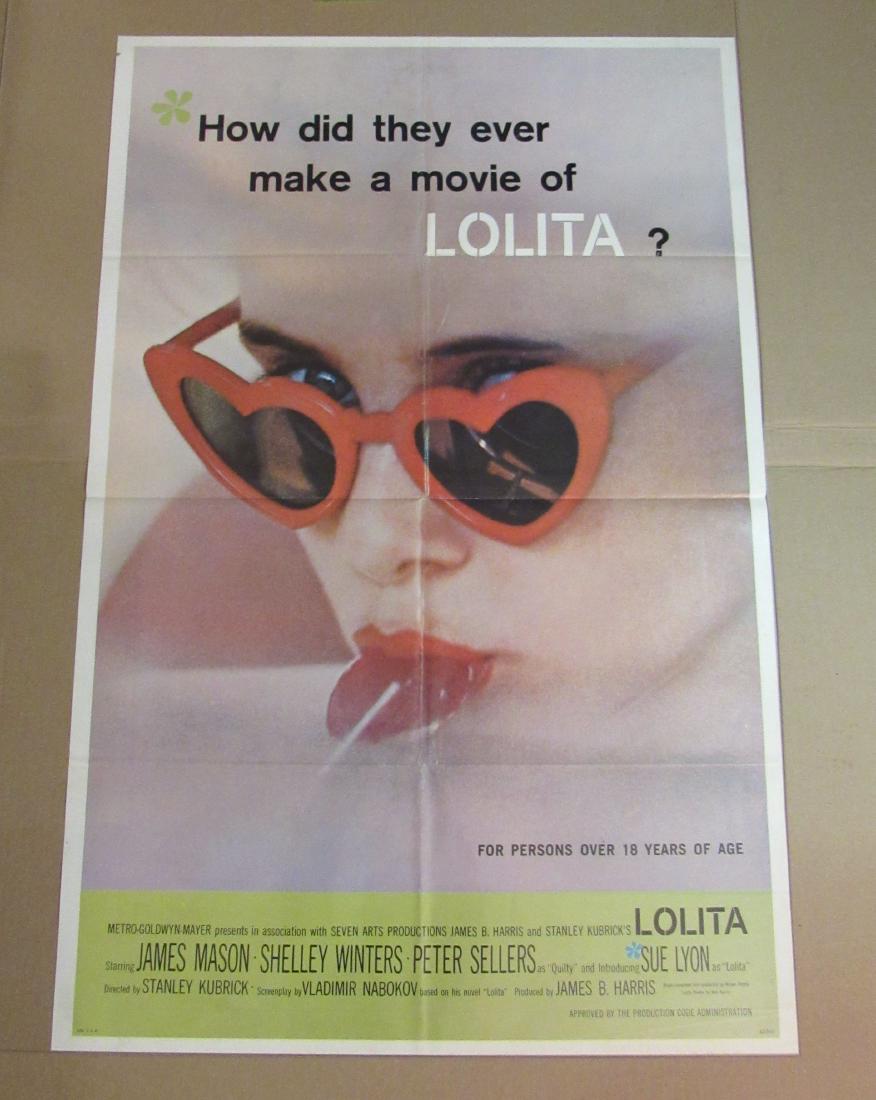 LOLITA - 1962, ONE SHEET - FULLY FOLDED: (1 of 4)
